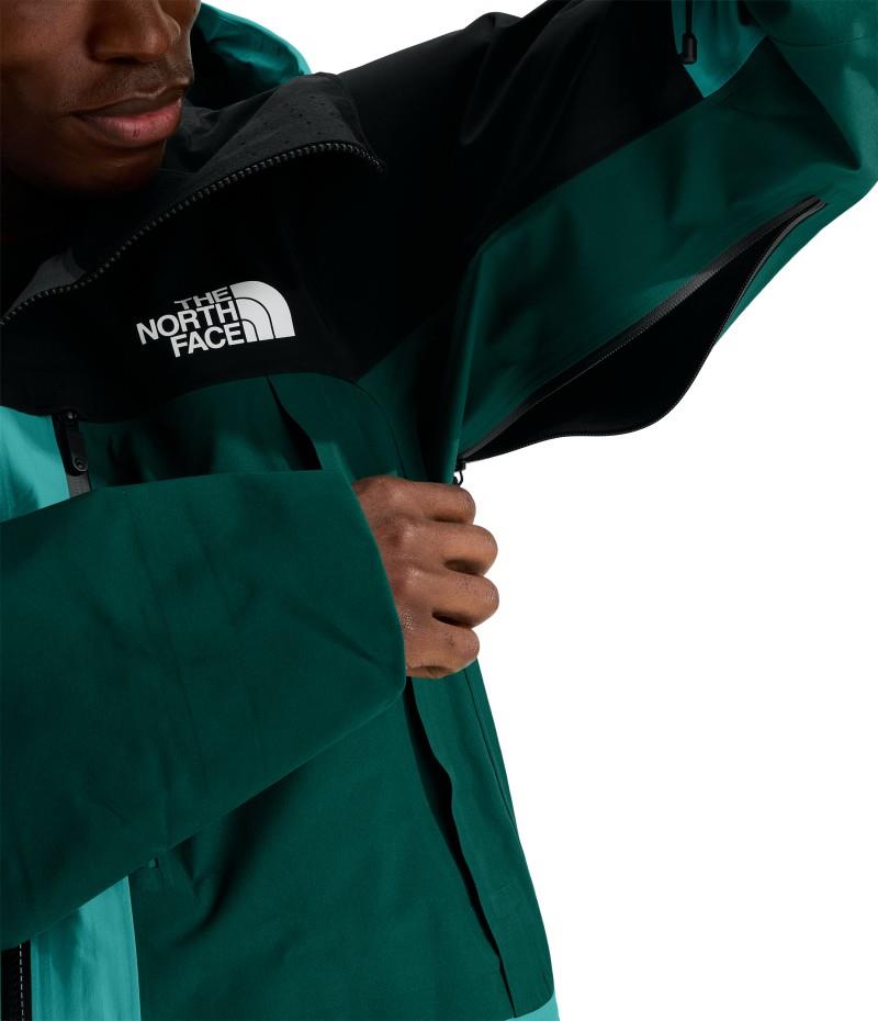 Summit Verbier GTX Jacket - Mens - restorative teal / pacific teal / tnf black 1