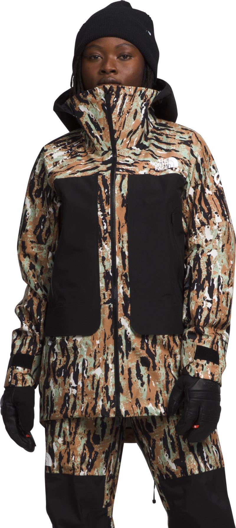 Summit Verbier GTX Jacket - Womens - Almond Butter Pitcher Plant Print 2