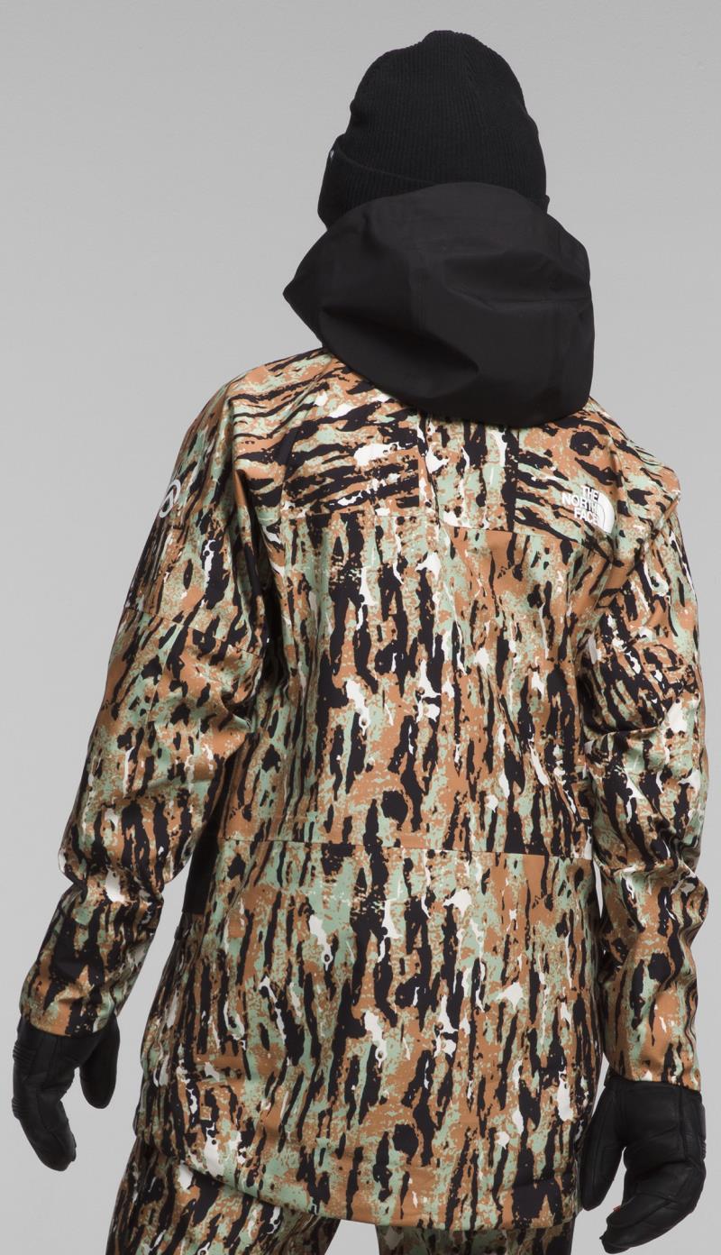 Summit Verbier GTX Jacket - Womens - Almond Butter Pitcher Plant Print 3