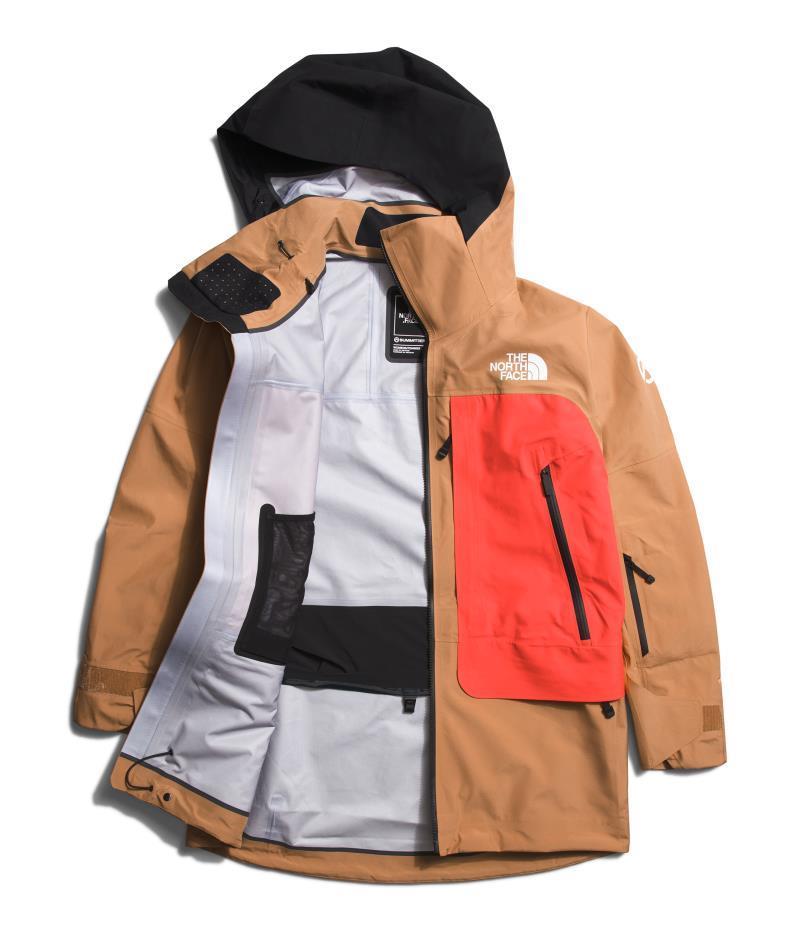 Summit Verbier GTX Jacket - Womens - Radiant Orange / Almond Butter 2