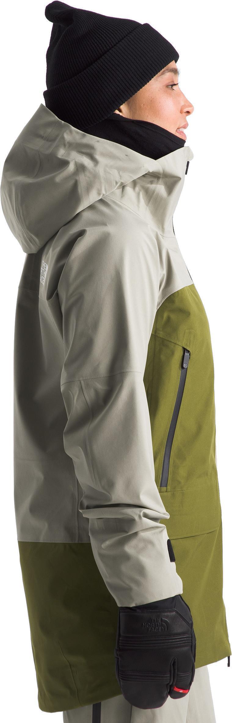 Summit Verbier GTX Jacket - Womens - clay grey / forest olive 1