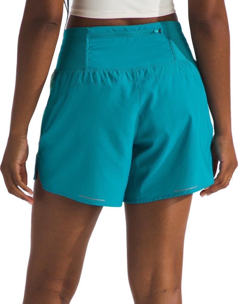 Sunriser Shorts, 5" Inseam - Womens - galactic blue prisms print 1