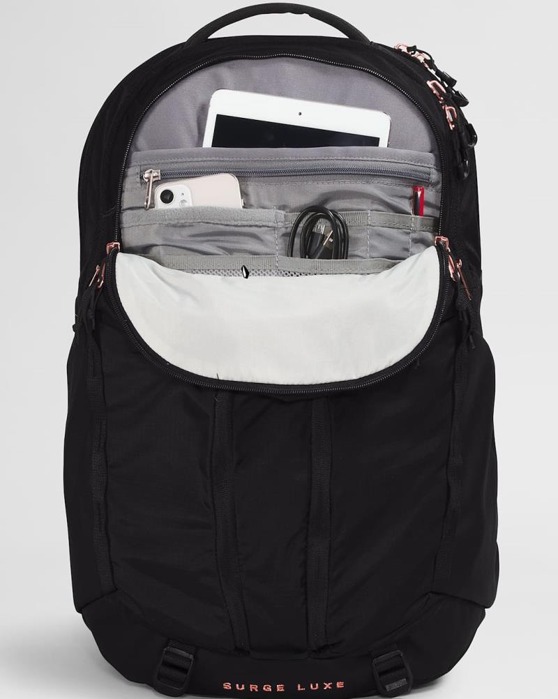 Surge Luxe - Womens - tnf black / burnt coral metallic 1