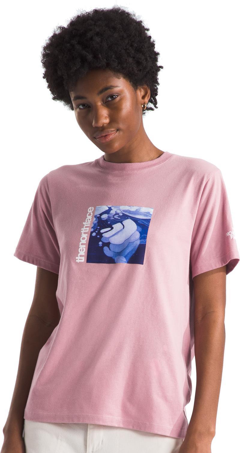 Suspended SS Tee - Womens - mauve 1