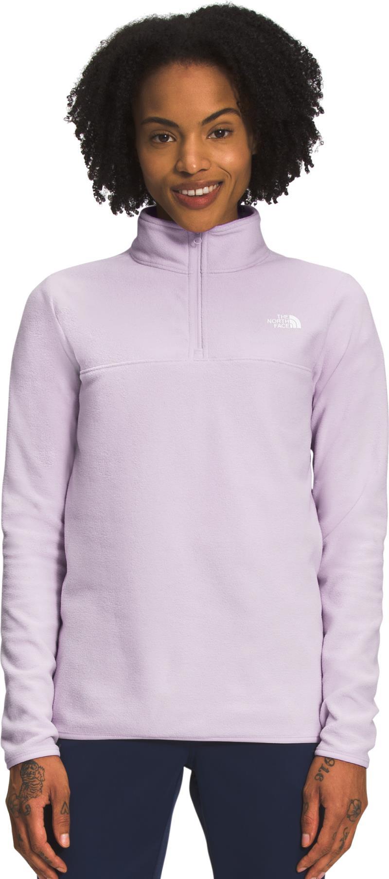 TKA Glacier 1/4 Zip - Womens - lavender fog 1