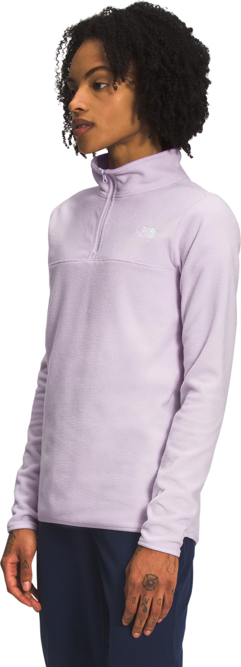 TKA Glacier 1/4 Zip - Womens - lavender fog 1