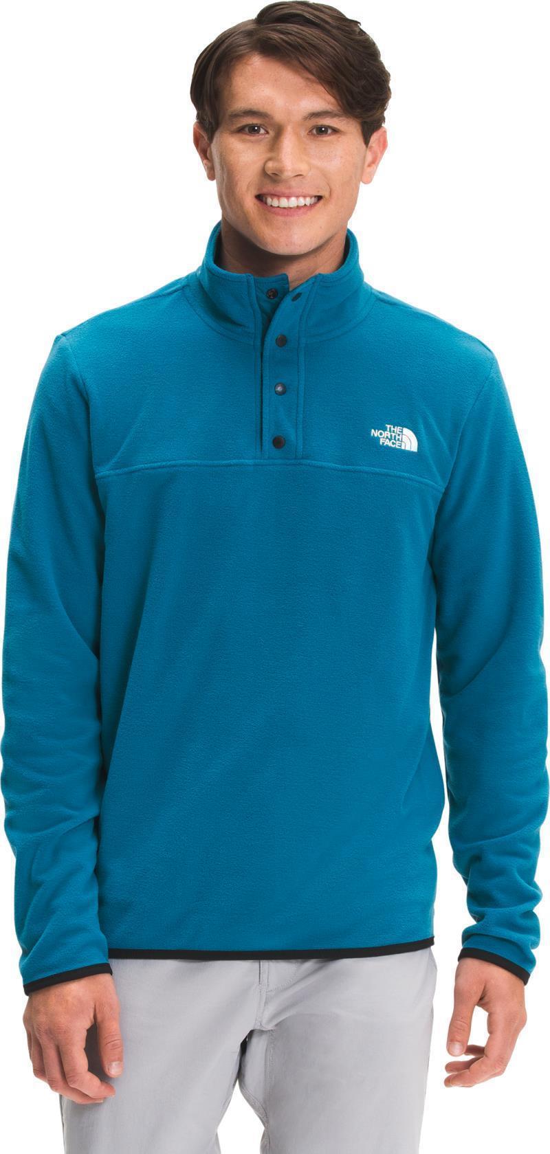 TKA Glacier Snap-Neck Pullover - Mens - Banff Blue 2