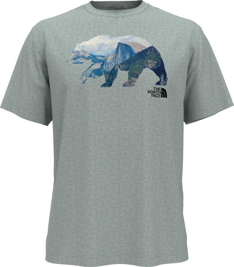TNF Bear SS Tee - Mens - TNF Light Grey Heather 1