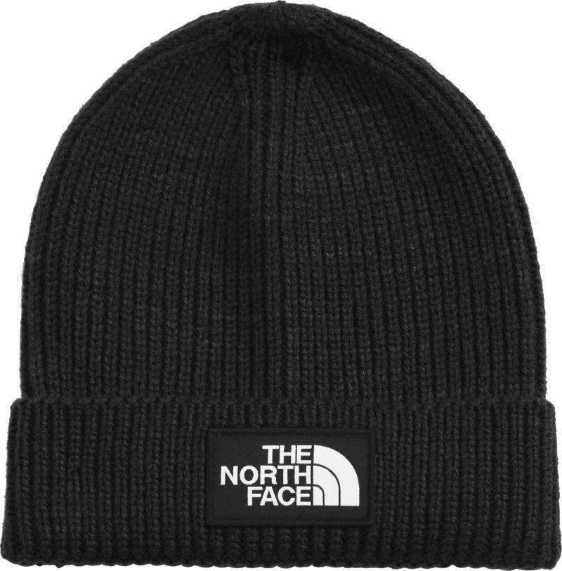 TNF Box Logo Cuffed Beanie - Kids - tnf black 1