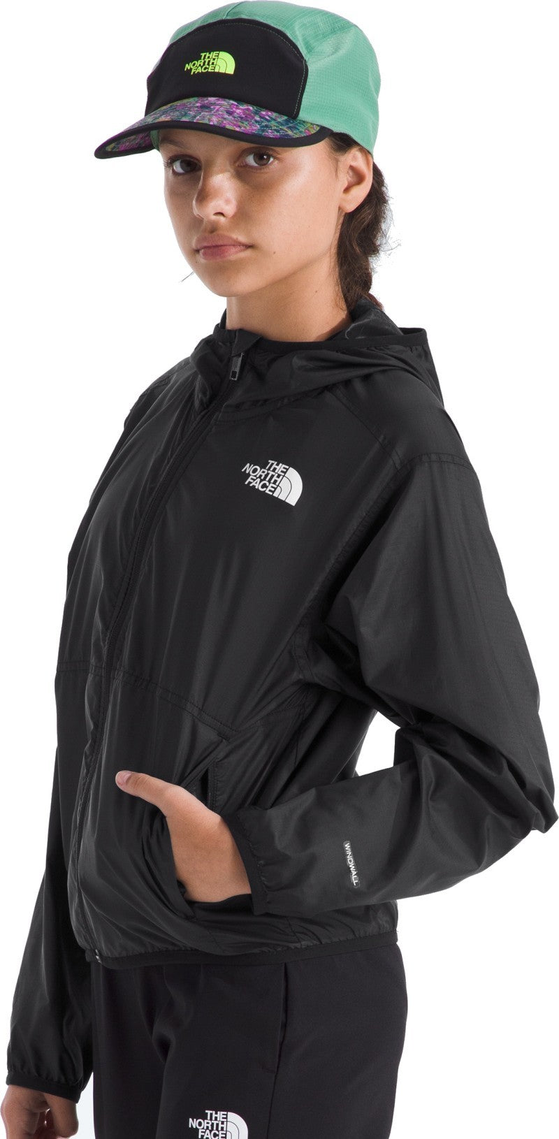 TNF Cyclone Wind Jacket - Girls - tnf black 1