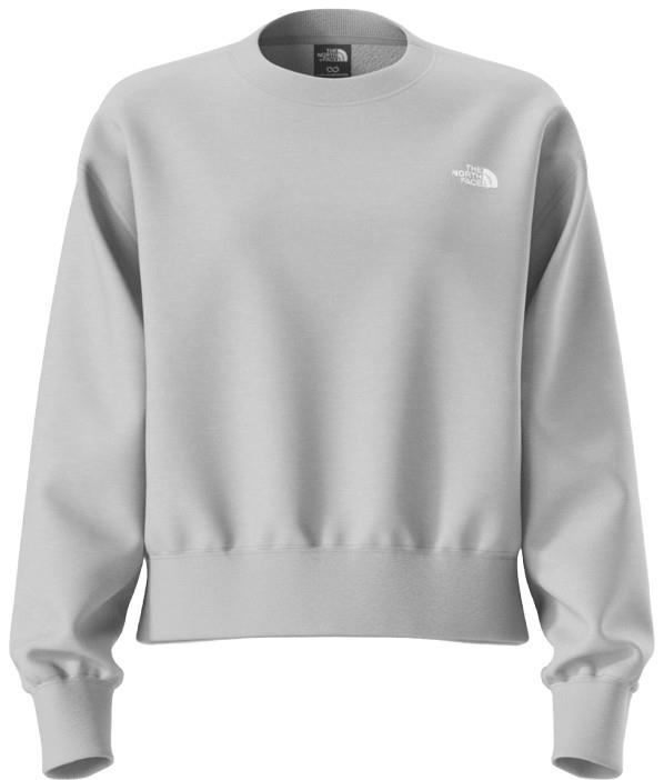 TNF Essential Simple Dome Boxy Oversize Crew - Womens - tnf pale grey heather 1