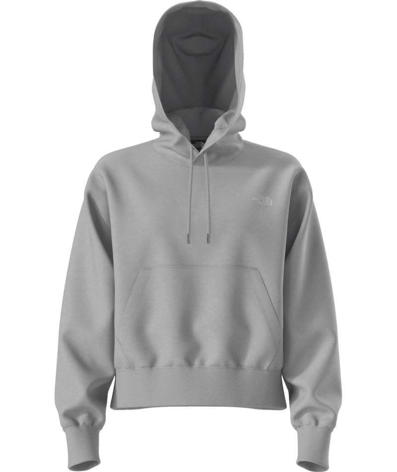 TNF Essential Simple Dome Boxy Oversize Hoodie - Womens - tnf pale grey heather / tnf pale grey heather 1
