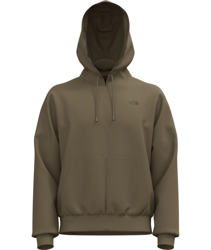 TNF Essential Simple Dome Full Zip Hoodie - Mens - caraway seed 1