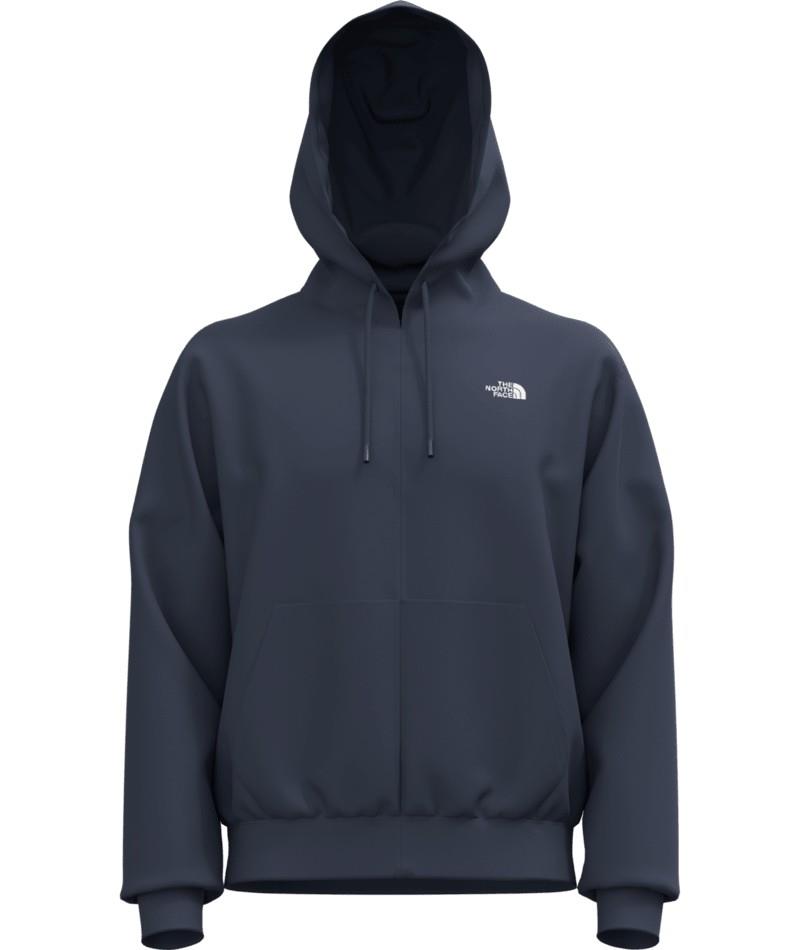 TNF Essential Simple Dome Full Zip Hoodie - Mens - summit navy 1