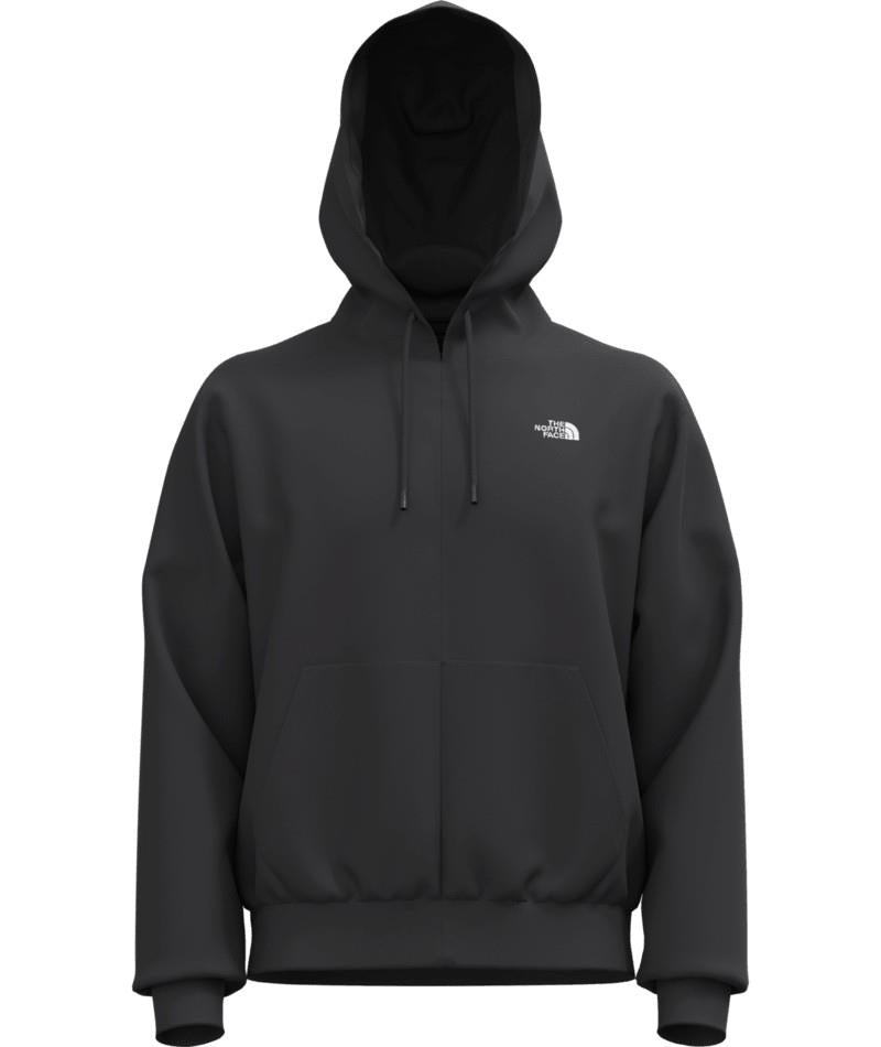TNF Essential Simple Dome Full Zip Hoodie - Mens - tnf black 1