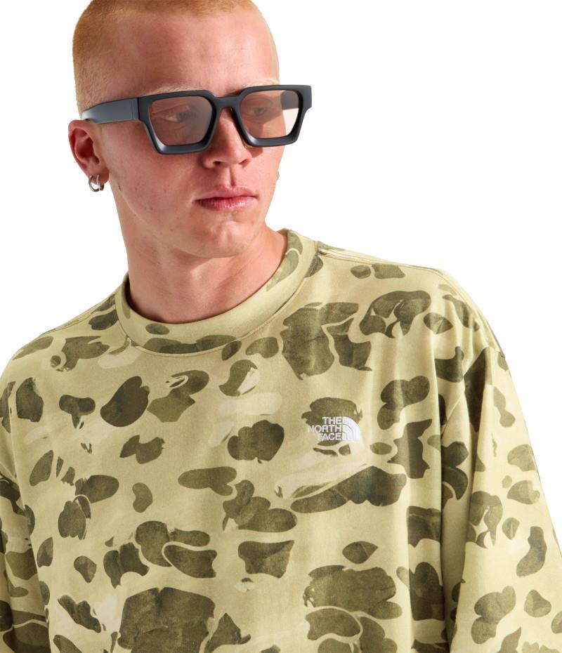 TNF Essential Simple Dome Oversized Printed SS Tee - Mens - cedar heritage print 1
