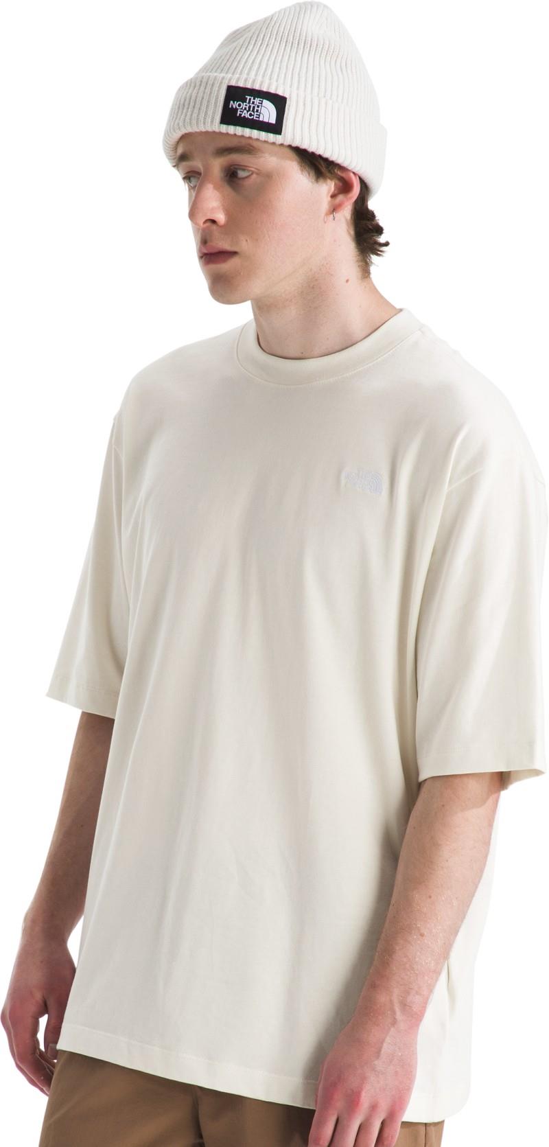 TNF Essential Simple Dome Oversized SS Tee - Mens - white dune 1