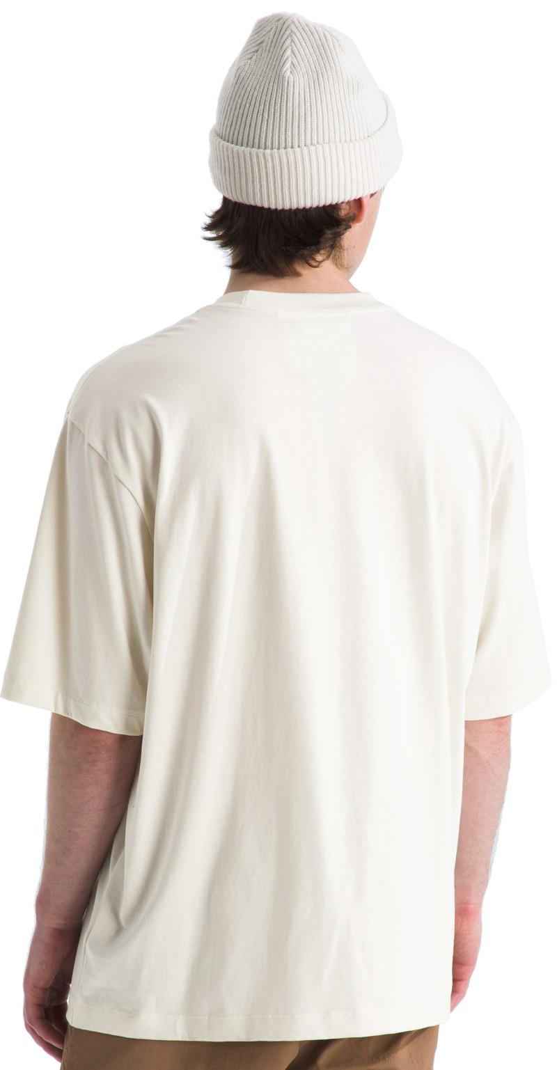 TNF Essential Simple Dome Oversized SS Tee - Mens - white dune 1