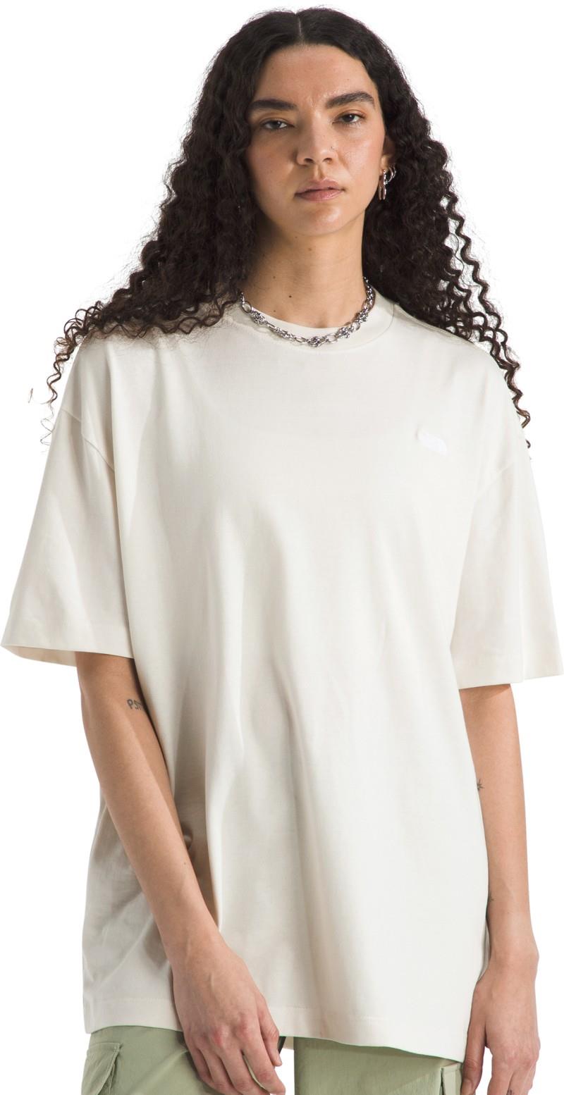 TNF Essential Simple Dome Oversized SS Tee - Womens - white dune 1