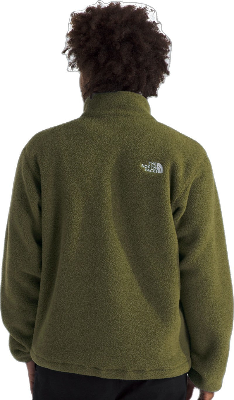 TNF Fleeski 1/4 Zip Pullover - Mens - woodland green 1