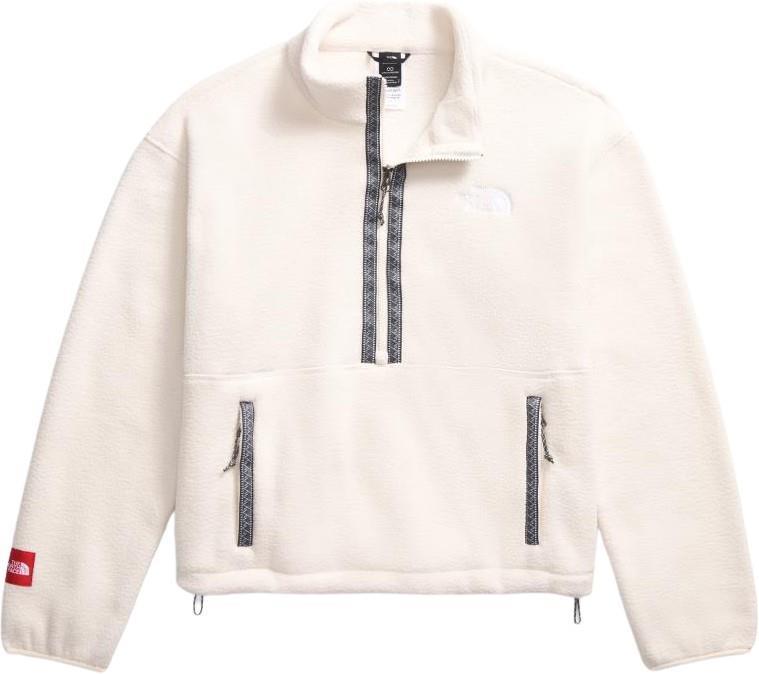 TNF Fleeski 1/4 Zip Pullover - Womens - white dune 1