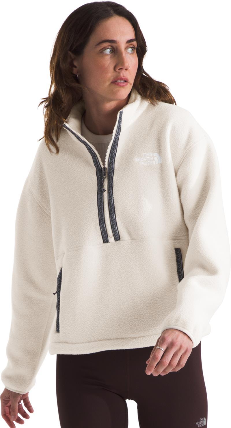 TNF Fleeski 1/4 Zip Pullover - Womens - white dune 1