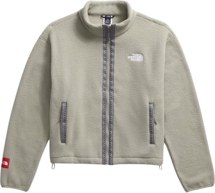TNF Fleeski Full Zip Jacket - Womens - clay grey 1