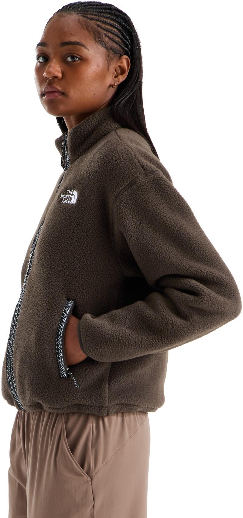 TNF Fleeski Full Zip Jacket - Womens - clay grey 1