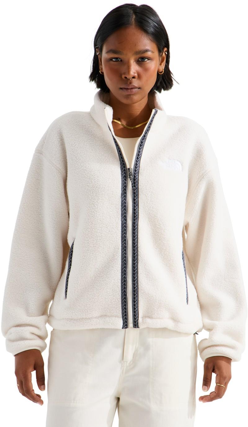 TNF Fleeski Full Zip Jacket - Womens - white dune 1
