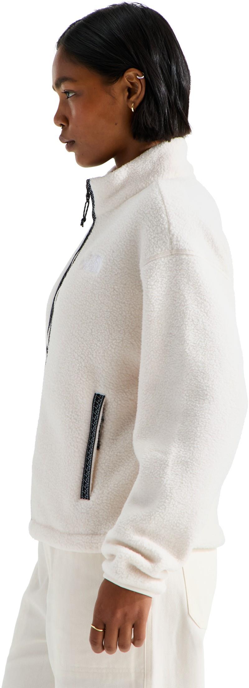 TNF Fleeski Full Zip Jacket - Womens - white dune 1
