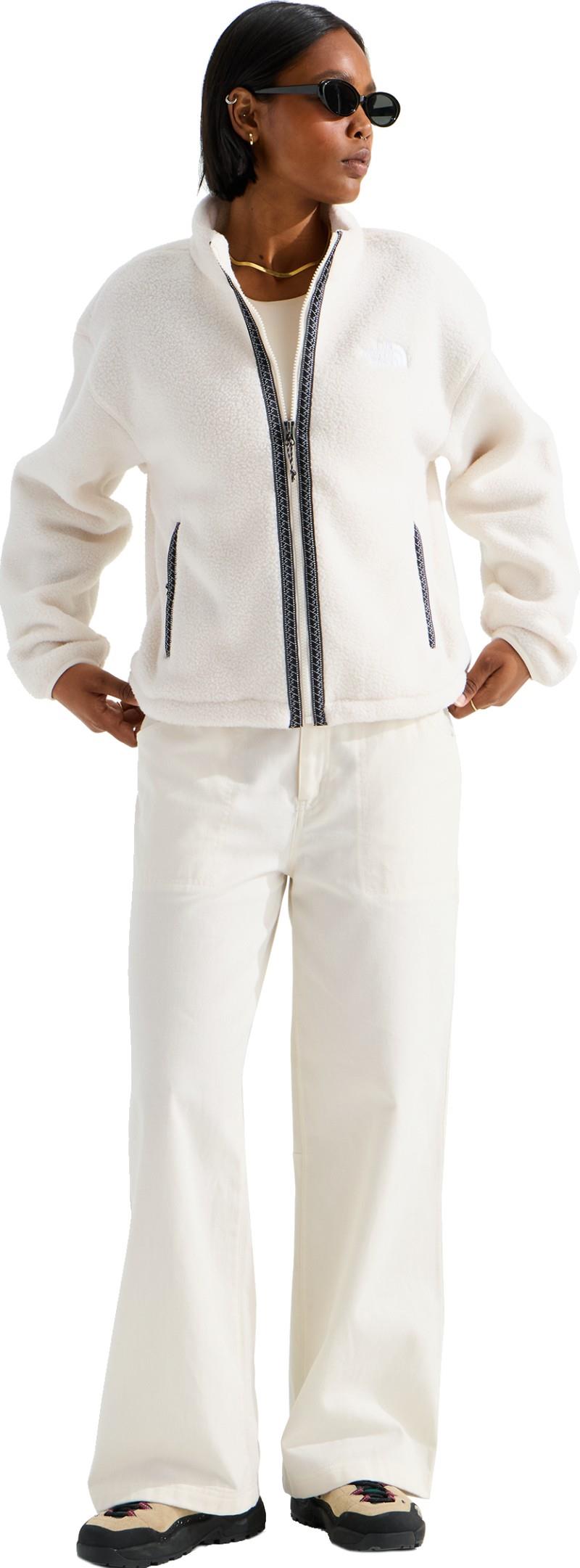 TNF Fleeski Full Zip Jacket - Womens - white dune 1