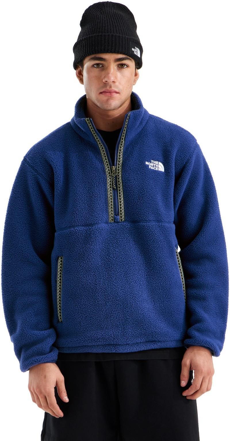 TNF Fleeski Quarter Zip Pullover - Mens - bold blue 1