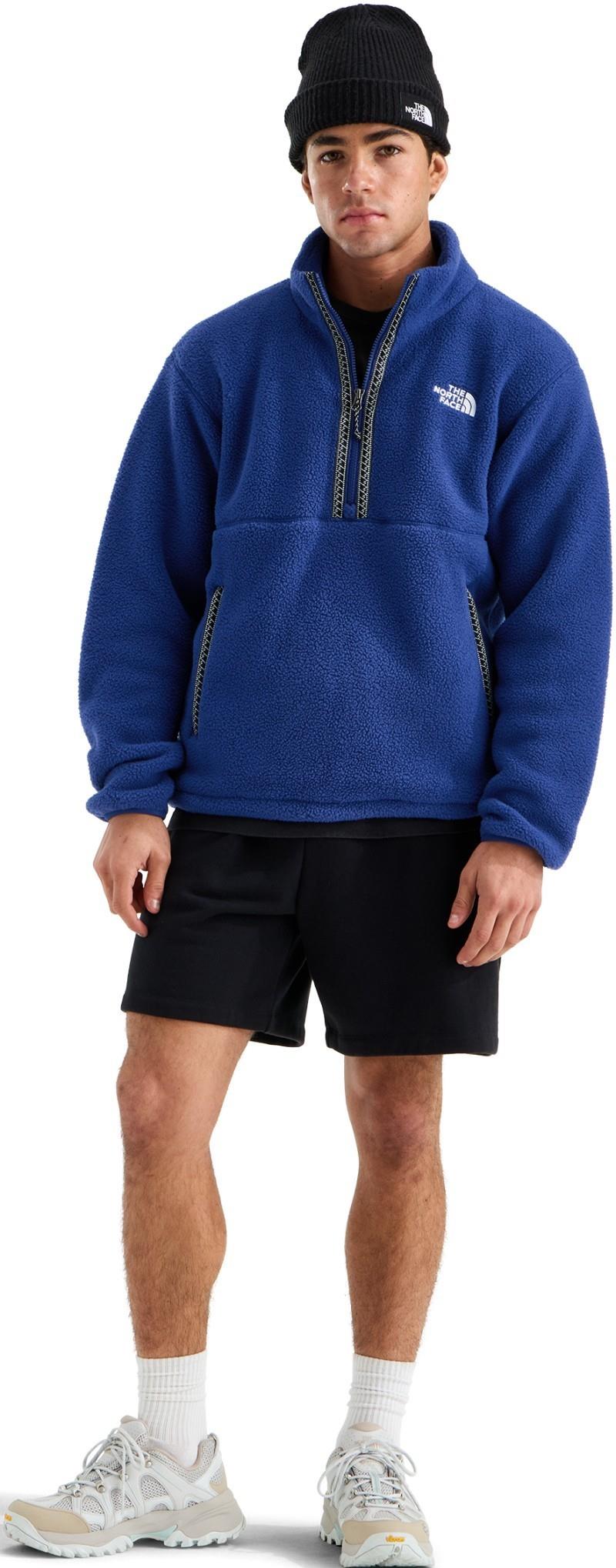TNF Fleeski Quarter Zip Pullover - Mens - bold blue 1