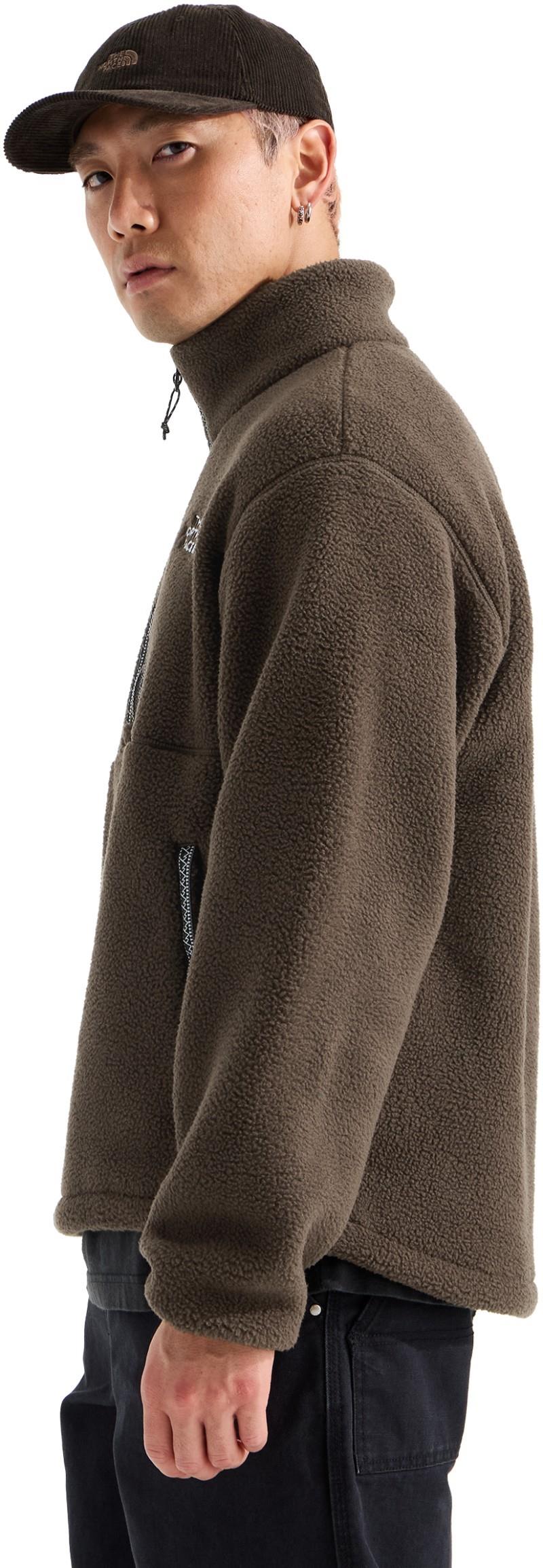 TNF Fleeski Quarter Zip Pullover - Mens - dark chestnut 1