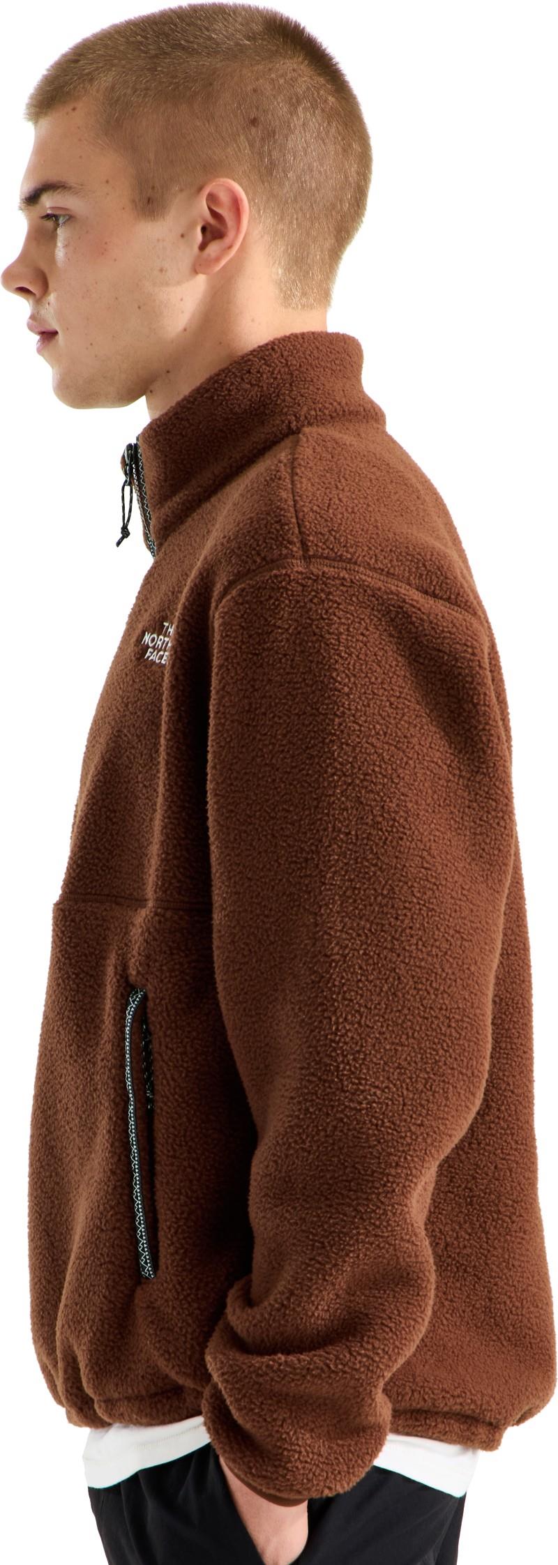 TNF Fleeski Quarter Zip Pullover - Mens - ember soil 1