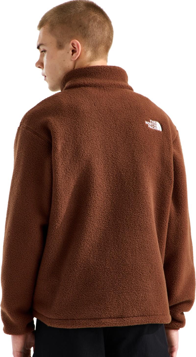 TNF Fleeski Quarter Zip Pullover - Mens - ember soil 1