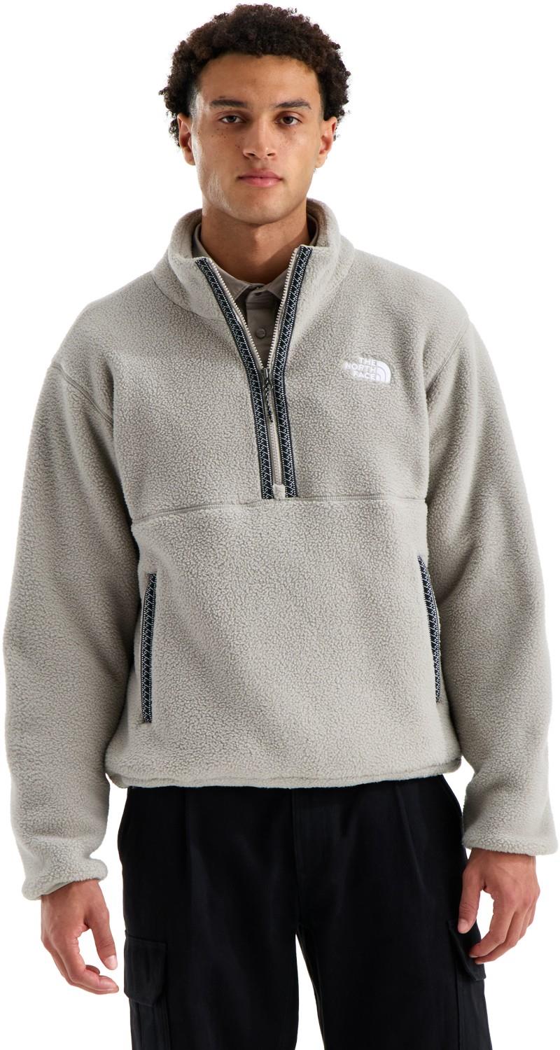 TNF Fleeski Quarter Zip Pullover - Mens - stone slab 1