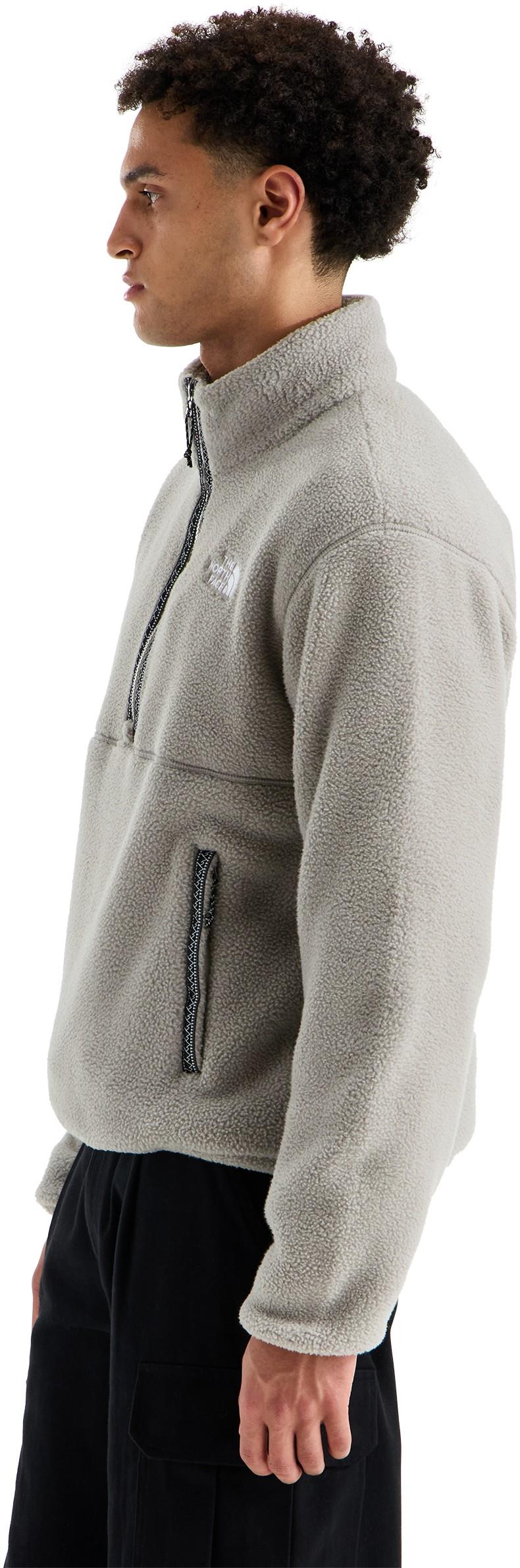 TNF Fleeski Quarter Zip Pullover - Mens - stone slab 1
