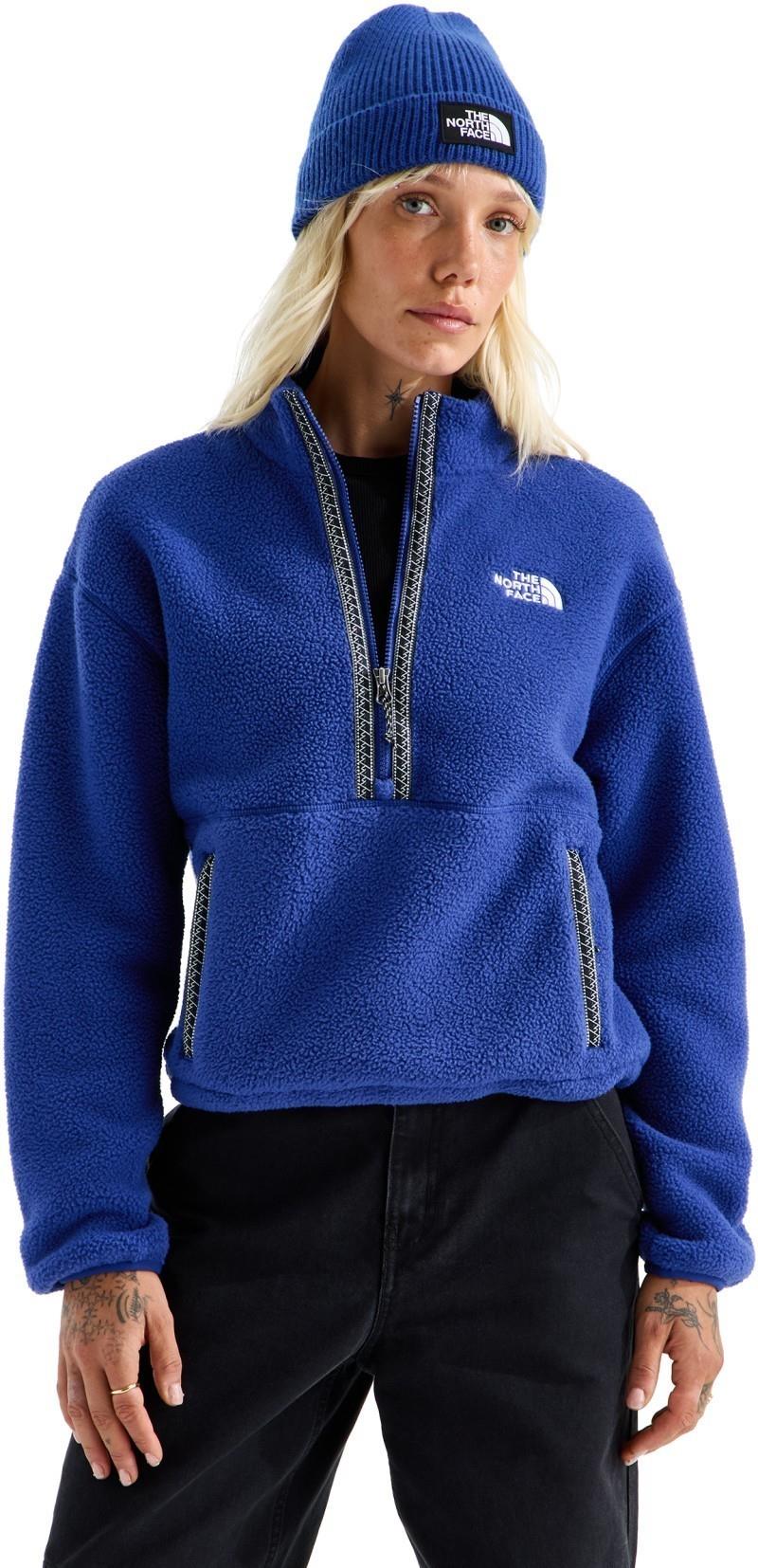 TNF Fleeski Quarter Zip Pullover - Womens - bold blue 1