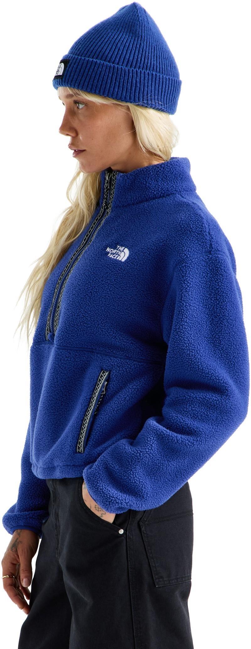 TNF Fleeski Quarter Zip Pullover - Womens - bold blue 1