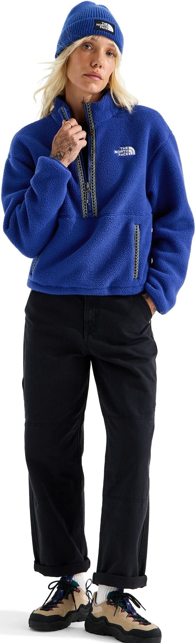 TNF Fleeski Quarter Zip Pullover - Womens - bold blue 1