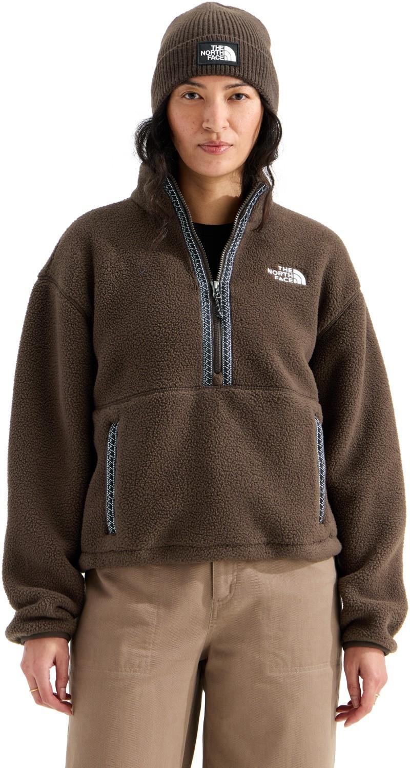 TNF Fleeski Quarter Zip Pullover - Womens - dark chestnut 1