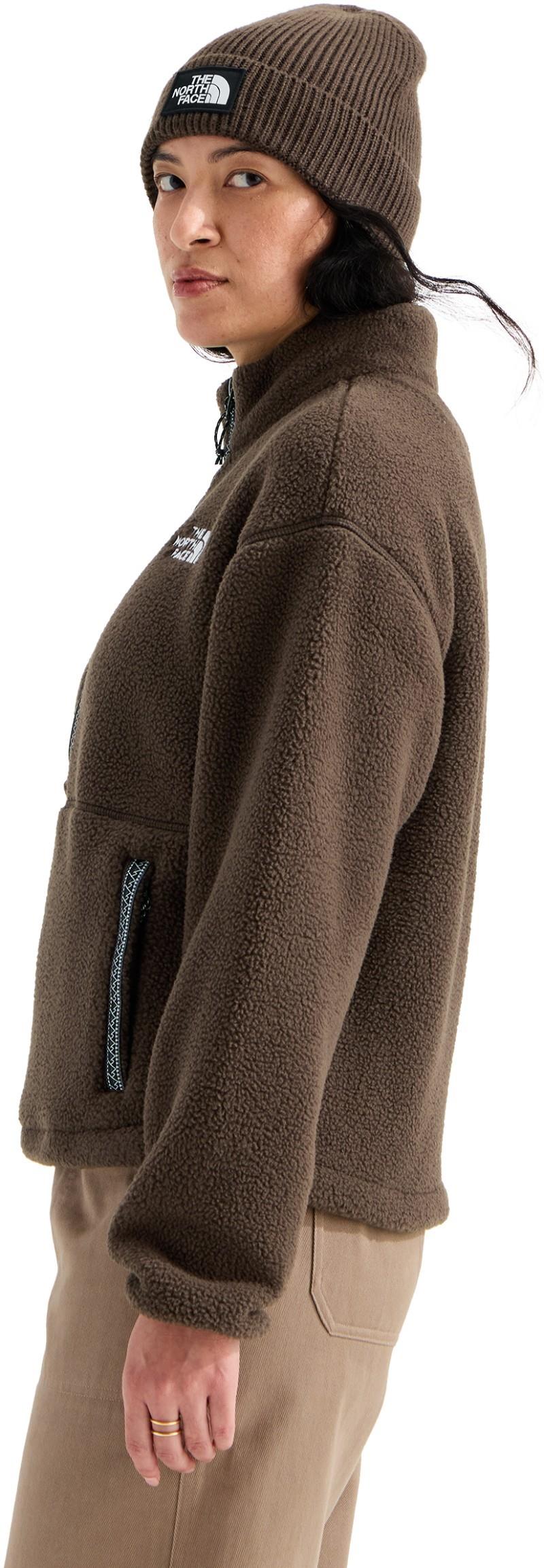 TNF Fleeski Quarter Zip Pullover - Womens - dark chestnut 1