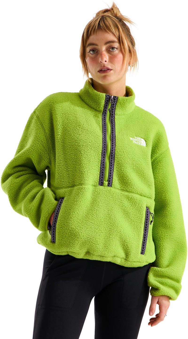 TNF Fleeski Quarter Zip Pullover - Womens - sport moss 1
