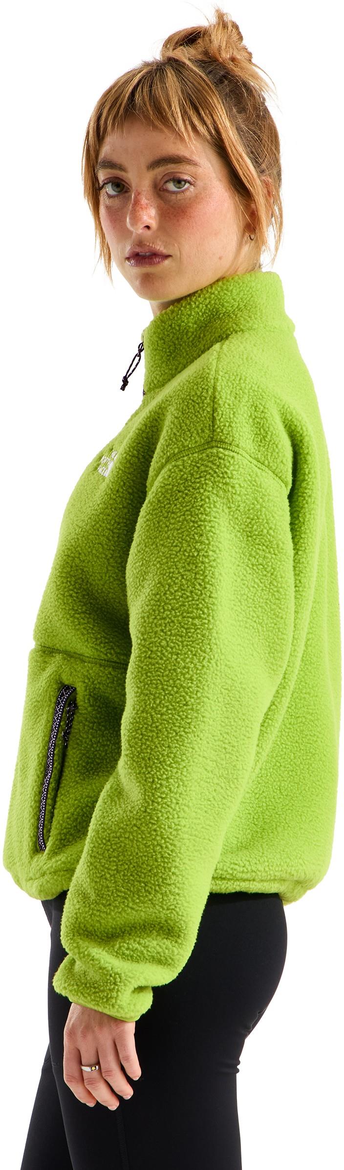 TNF Fleeski Quarter Zip Pullover - Womens - sport moss 1