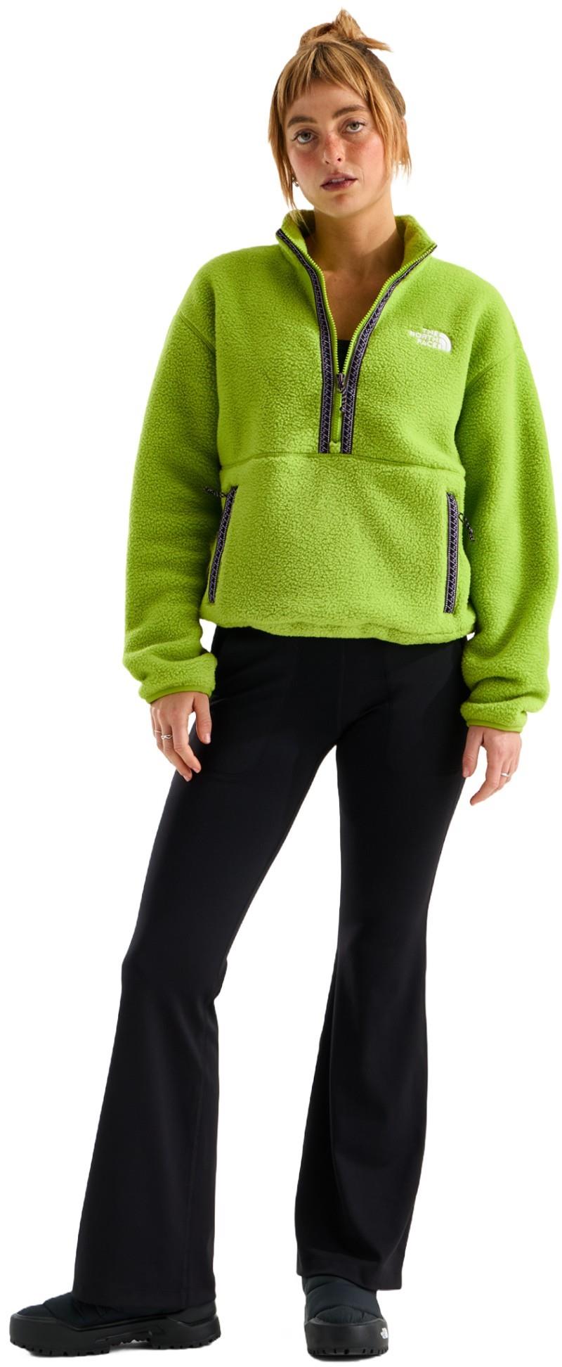 TNF Fleeski Quarter Zip Pullover - Womens - sport moss 1