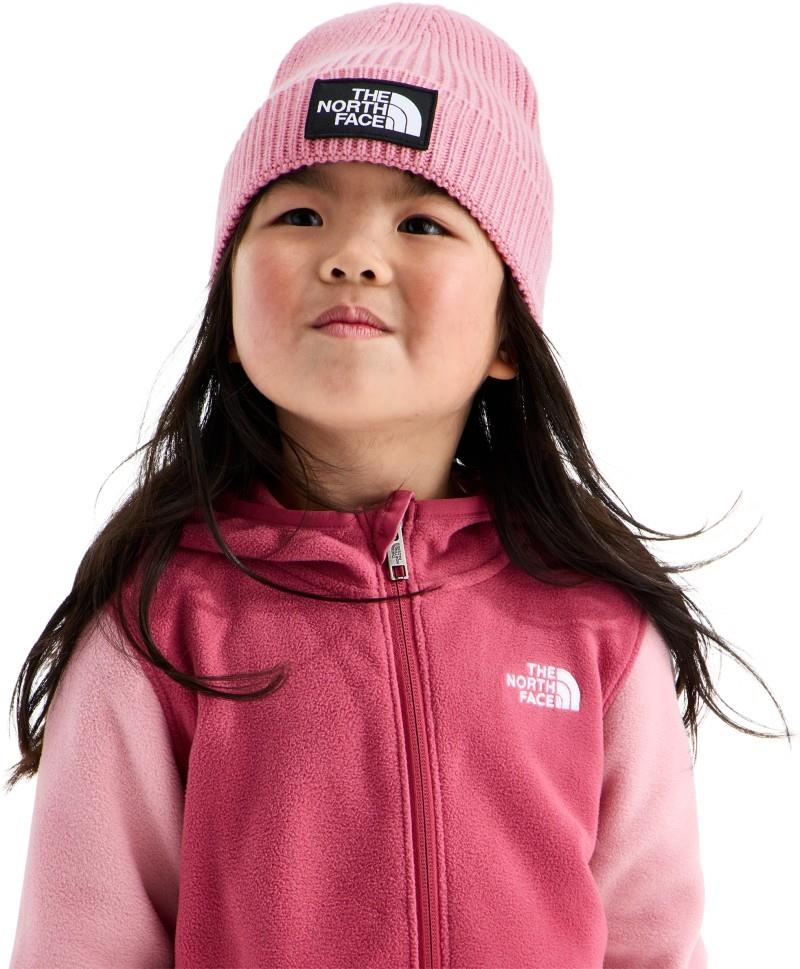 TNF Logo Box Cuffed Beanie - Kids - primrose 1
