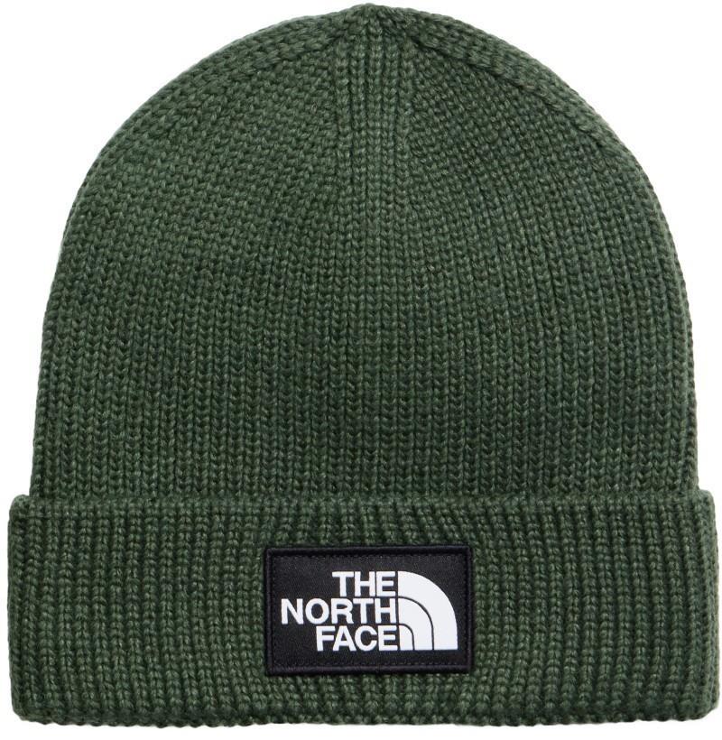 TNF Logo Box Cuffed Beanie - bottle green 1