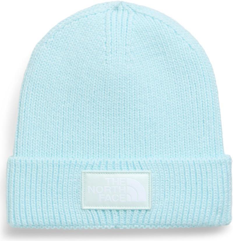 TNF Logo Box Cuffed Beanie - glacier 1