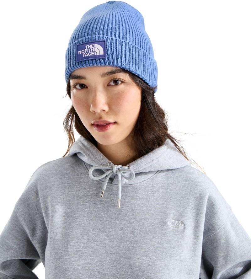 TNF Logo Box Cuffed Beanie - indigo wonder 1